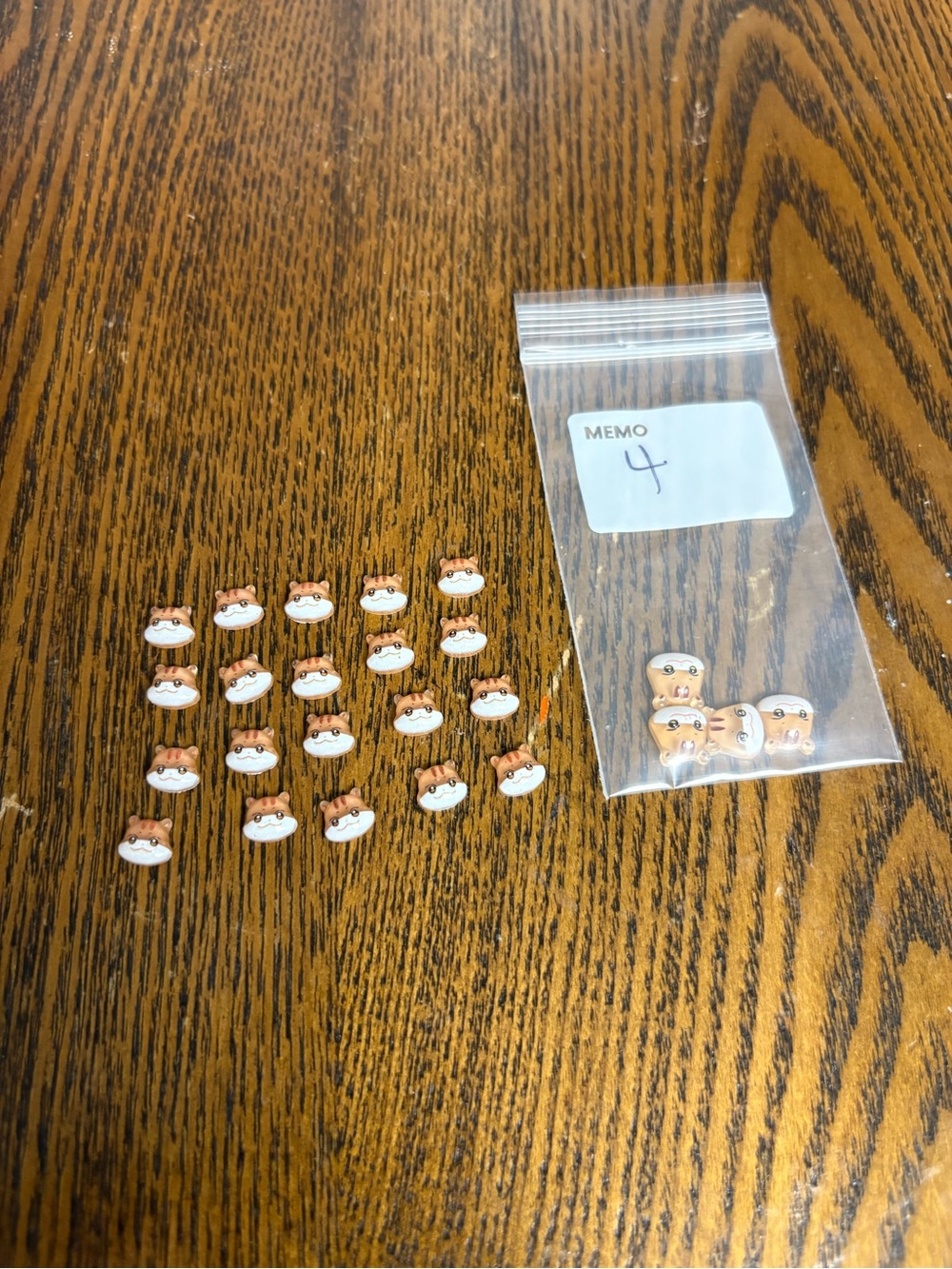 HONGJOONG JJOONGrami Set of 24 Nail Art Resin Charms Mini Aniteez Ateez